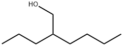 2-プロピル-1-ヘキサノール 化学構造式