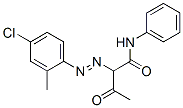 2-[(4-chloro-o-tolyl)azo]-3-oxo-N-phenylbutyramide Structure