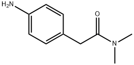 2-(4-氨基苯基)-N,N-二甲基乙酰胺 结构式