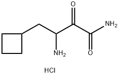 2-羰基-3-氨基-4环丁烷丁酰胺盐酸盐, 817169-86-1, 结构式