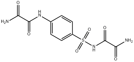 ((4-((Aminooxoacetyl)amino)phenyl)sulfonyl)ethanediamide 结构式