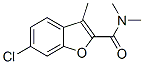 6-chloro-N,N,3-trimethyl-benzofuran-2-carboxamide Structure