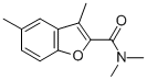 2-Benzofurancarboxamide, N,N,3,5-tetramethyl- Struktur