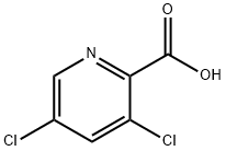 3,5-Dichloro-2-pyridinecarboxylic acid Structure