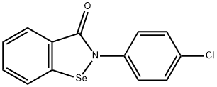 1,2-Benzisoselenazol-3(2H)-one, 2-(4-chlorophenyl)- Structure
