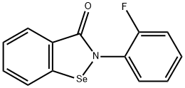 2-(2-Fluorophenyl)-1,2-benzisoselenazol-3(2H)-one Struktur