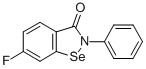 6-Fluoro-2-phenyl-1,2-benzisoselenazol-3(2H)-one 结构式