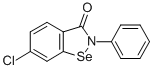 1,2-Benzisoselenazol-3(2H)-one, 6-chloro-2-phenyl- Struktur