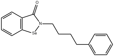 1,2-Benzisoselenazol-3(2H)-one, 2-(4-phenylbutyl)- Struktur