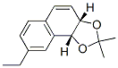 Naphtho[1,2-d]-1,3-dioxole, 8-ethyl-3a,9b-dihydro-2,2-dimethyl-, (3aS,9bR)- (9CI) Structure