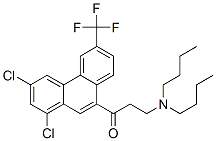 81760-57-8 3-(dibutylamino)-1-[1,3-dichloro-6-(trifluoromethyl)-9-phenanthryl]propan-1-one 