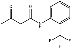 3-氧代-N-[2-(三氟甲基)苯基]丁酰胺,81761-28-6,结构式