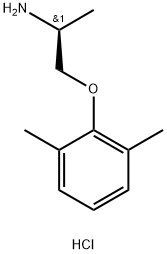 (+)-(S)-Mexiletine hydrochloride Structure