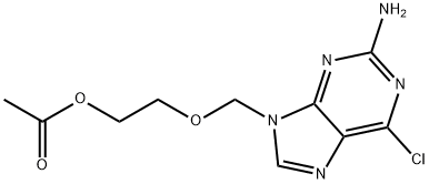 6-Chloro Acyclovir Acetate 结构式