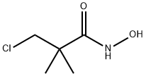 3-CHLORO-N-HYDROXY-2,2-DIMETHYL-PROPANAMIDE Struktur