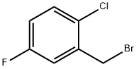 2-クロロ-5-フルオロベンジルブロミド 化学構造式