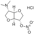 L-Iditol, 1,4:3,6-dianhydro-2-deoxy-2-(dimethylamino)-, 5-nitrate, mon ohydrochloride Structure