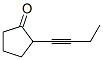 Cyclopentanone, 2-(1-butynyl)- (9CI) Structure