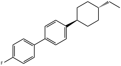 4-(4-Ethylcyclohexyl)-4'-fluorobiphenyl, 97% Structure