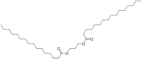 Bispalmitic acid 1,3-propanediyl ester Structure