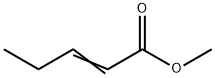 2-ペンテン酸メチル 化学構造式