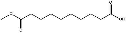 セバシン酸モノメチル 化学構造式