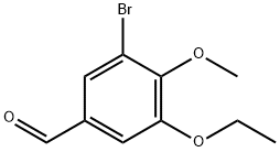 3-BROMO-5-ETHOXY-4-METHOXYBENZALDEHYDE Structure