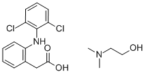 DICLOFENACBETA-DIMETHYLAMINOETHANOL Struktur