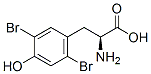 L-Tyrosine, 2,5-dibromo- 化学構造式