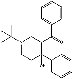 [1-(1,1-dimethylethyl)-4-hydroxy-4-phenylpiperidin-3-yl] phenyl ketone Structure