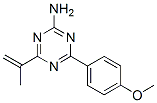 4-(4-methoxyphenyl)-6-prop-1-en-2-yl-1,3,5-triazin-2-amine,81854-83-3,结构式