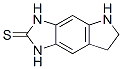 Pyrrolo[2,3-f]benzimidazole-2(1H)-thione, 3,5,6,7-tetrahydro- (9CI) Struktur