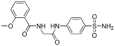 2-methoxy-N-[(4-sulfamoylphenyl)carbamoylmethyl]benzamide,81870-66-8,结构式