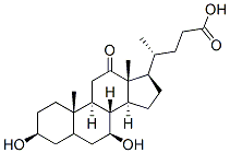 12-Oxo-ursodeoxycholic acid Structure