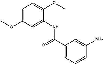 3-氨基-N-(2,5-二甲氧基苯基)苯甲酰胺, 81882-65-7, 结构式