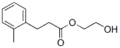 Benzenepropanoic acid, 2-methyl-, 2-hydroxyethyl ester (9CI) 化学構造式