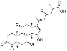 灵芝酸A 结构式