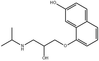 7-羟基普萘洛尔,81907-81-5,结构式