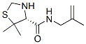 4-Thiazolidinecarboxamide,5,5-dimethyl-N-(2-methyl-2-propenyl)-,(4R)-(9CI) 结构式