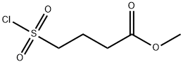 3-(Methoxycarbonyl)propane-1-sulphonyl chloride, Methyl 4-(chlorosulphonyl)butyrate Structure