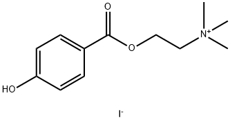 P-羟基甲苯酰碘化胆碱,81947-42-4,结构式
