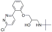 1-(tert-butylamino)-3-[2-(6-chloropyridazin-3-yl)phenoxy]propan-2-ol  Structure