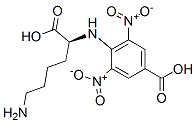 4-[[(S)-5-Amino-1-carboxypentyl]amino]-3,5-dinitrobenzoic acid 结构式