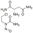 N-chloroethylnitrosourea asparaginamide 化学構造式