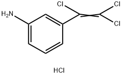 3-(三氯乙烯基)苯胺盐酸盐,81972-27-2,结构式