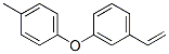 Benzene, 1-ethenyl-3-(4-methylphenoxy)- (9CI) Struktur