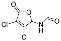 Formamide,  N-(3,4-dichloro-2,5-dihydro-5-oxo-2-furanyl)- 化学構造式