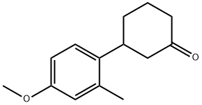 Cyclohexanone, 3-(4-methoxy-2-methylphenyl)- (9CI)|