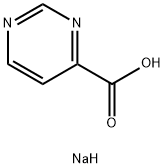 PYRIMIDINE-4-CARBOXYLIC ACID, SODIUM SALT Structure