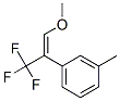 Benzene, 1-[(1E)-2-methoxy-1-(trifluoromethyl)ethenyl]-3-methyl- (9CI) 化学構造式